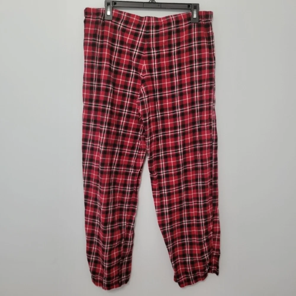 Ralph Lauren Men's Red Plaid Flannel Pajama Pants‎ Size M Loungewear Holiday